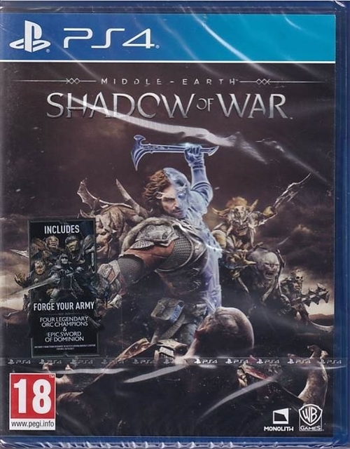 Middle Earth - Shadow of War - PS4 (B Grade) (Genbrug)